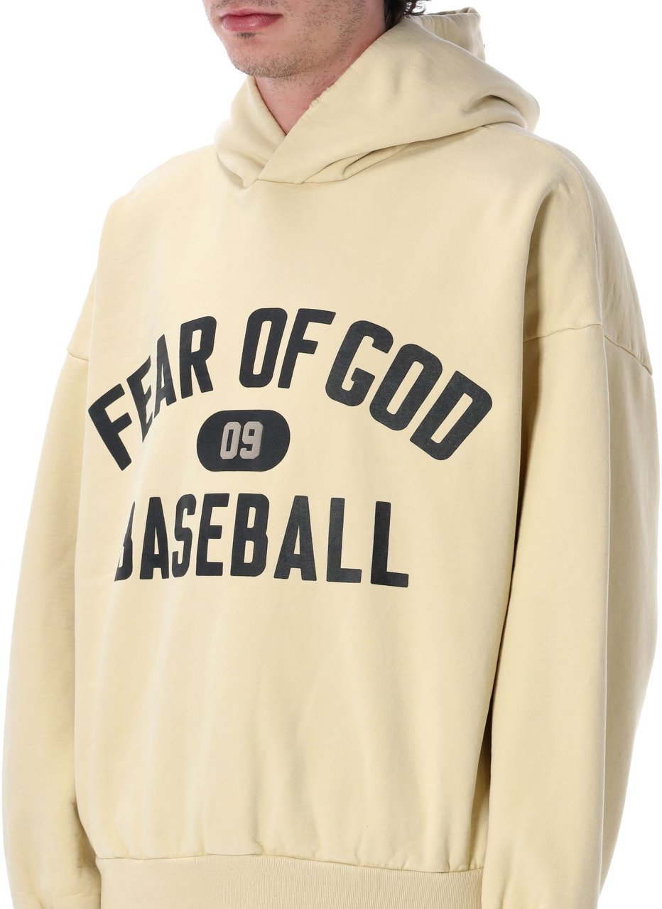 Fear of God 09 Hoodie Baseball Dirty Ivory Wit