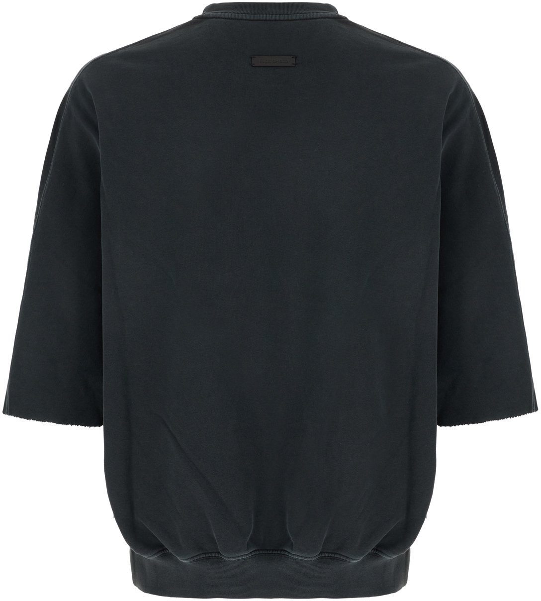 Fear Of God Charcoal cotton t-shirt Zwart