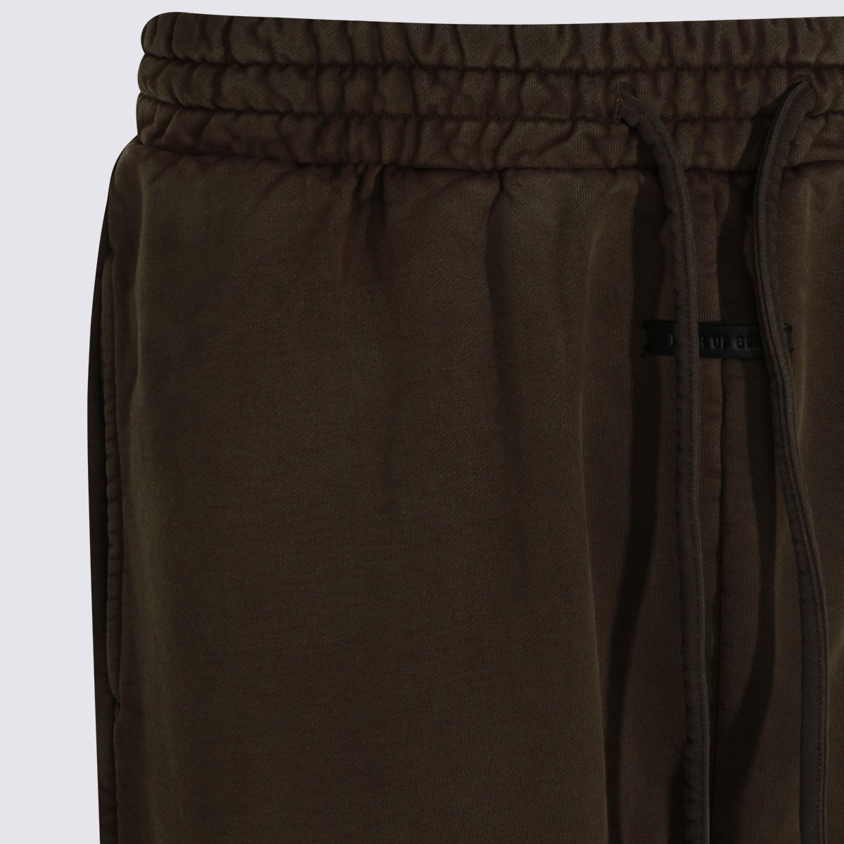 Fear of God Relaxed Wide-Leg Trousers With Elasticated Waistband And Drawstring Zwart