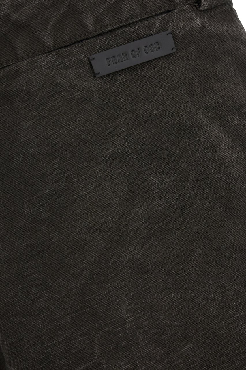 Fear Of God Charcoal cotton pants Zwart