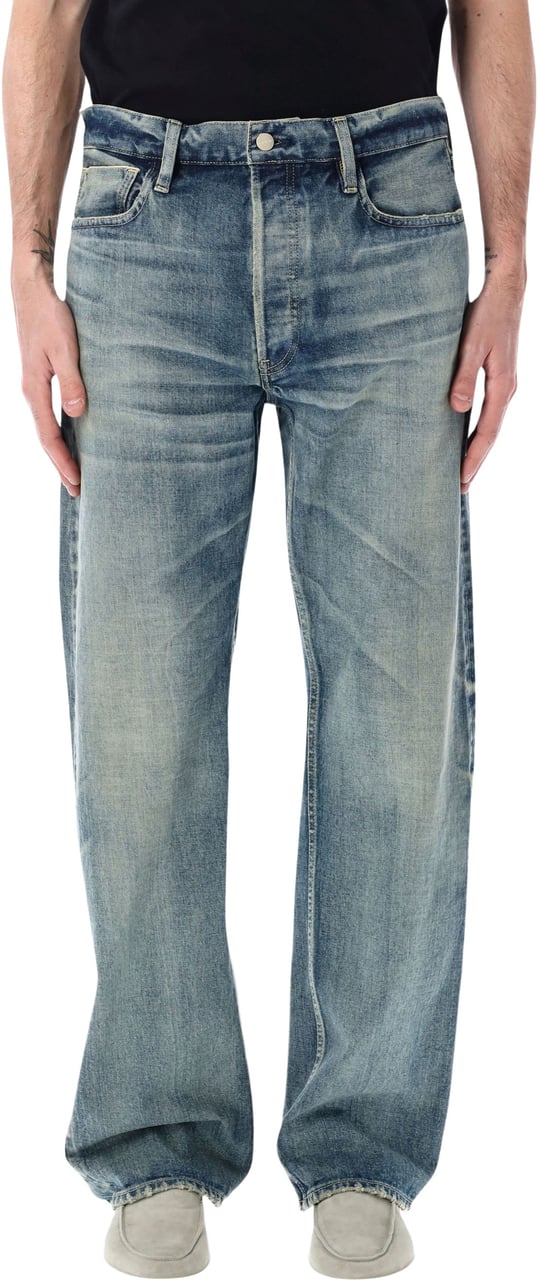 Fear of God Straight 5 Pocket Denim Vintage Indigo Blauw