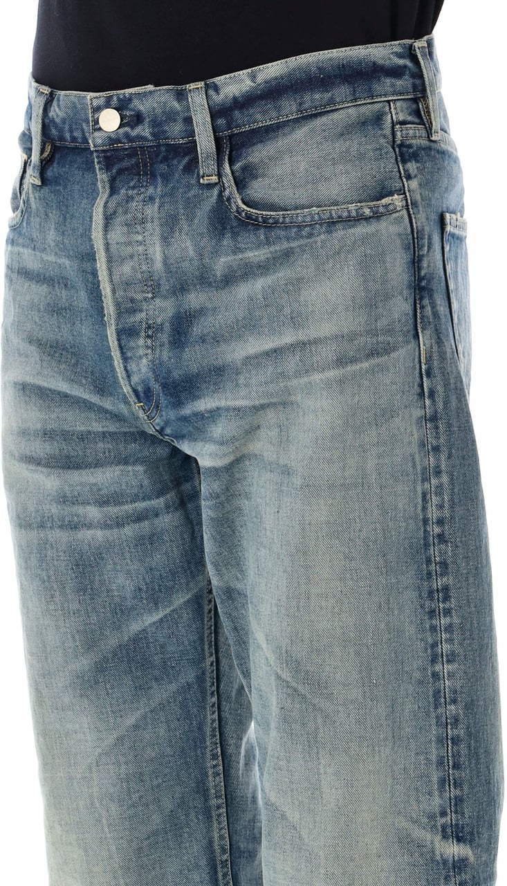 Fear of God Straight 5 Pocket Denim Vintage Indigo Blauw