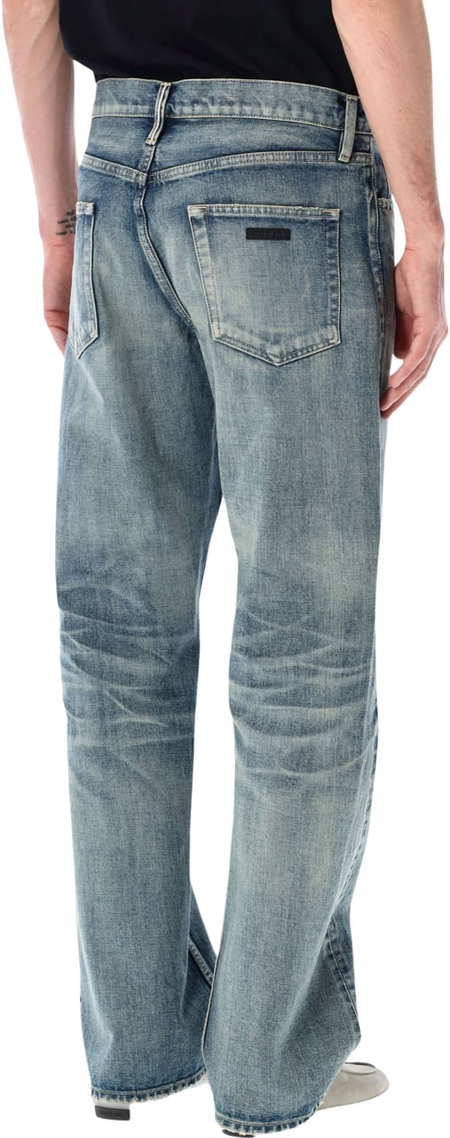 Fear of God Straight 5 Pocket Denim Vintage Indigo Blauw