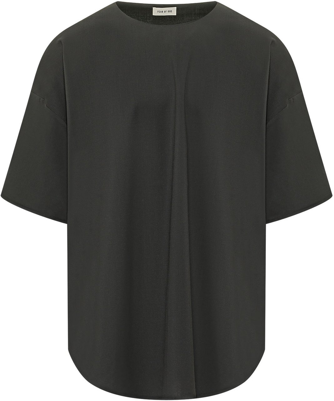 Fear of God T-shirt Maniche Corte Linea Ampia Donkergrijs
