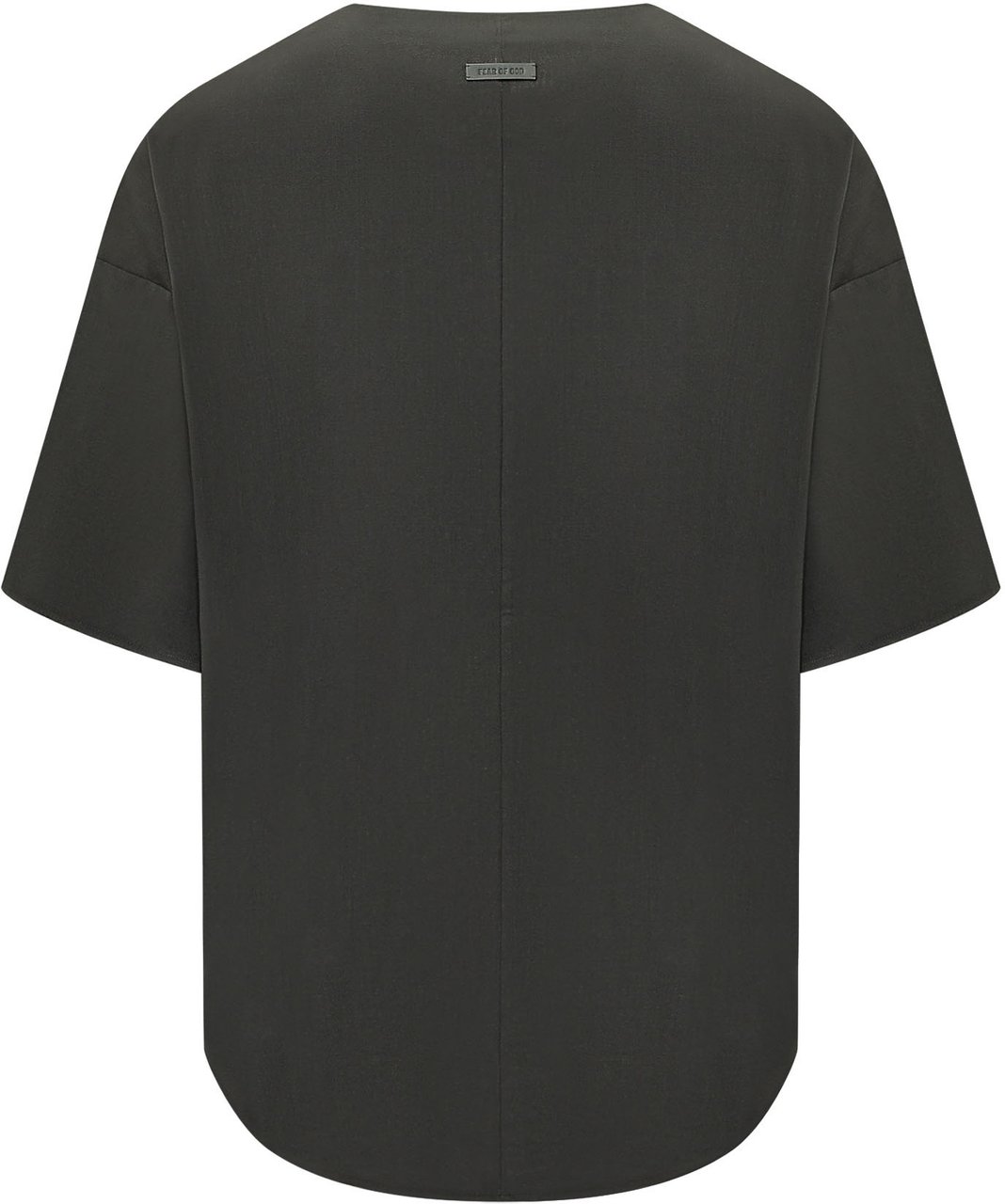 Fear of God T-shirt Maniche Corte Linea Ampia Donkergrijs