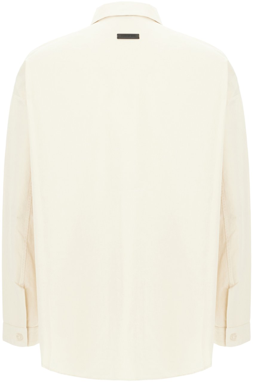 Fear Of God Ivory poplin shirt Neutraal