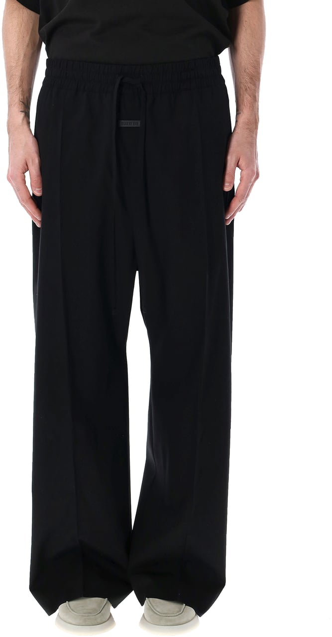 Fear of God Wide Leg Drawstring Pant Nero Zwart