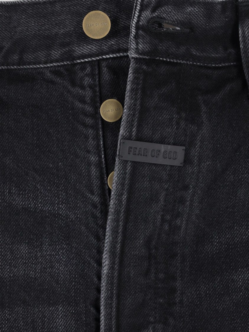 Fear of God Straight Jeans – Black Zwart