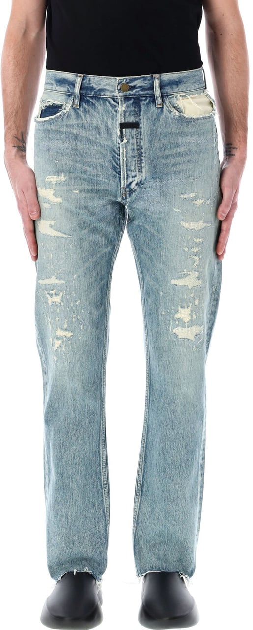 Fear of God Straight Lego Broken Repaird Indigo 2 Paars