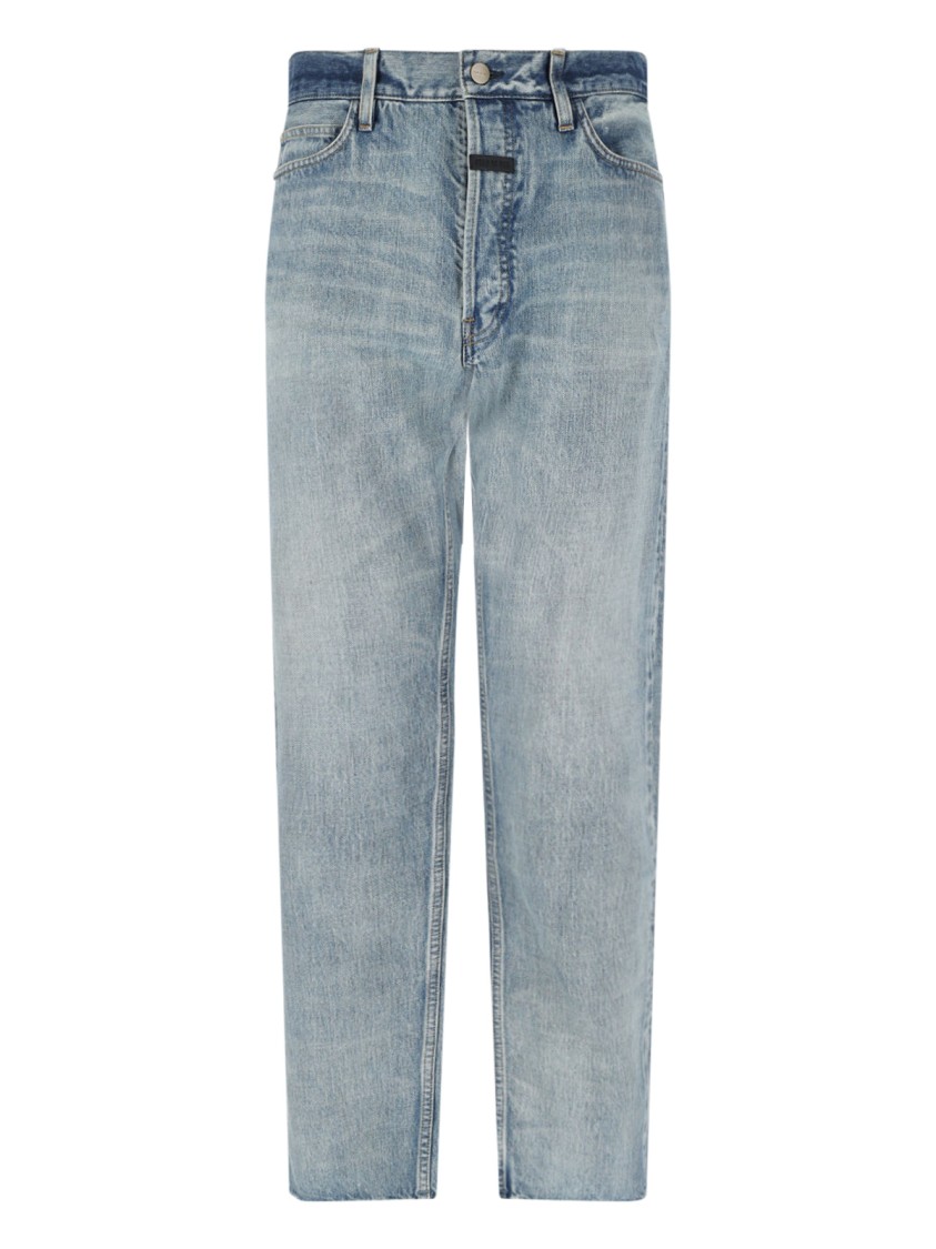 Fear of God Straight Jeans – Light Blue Blauw
