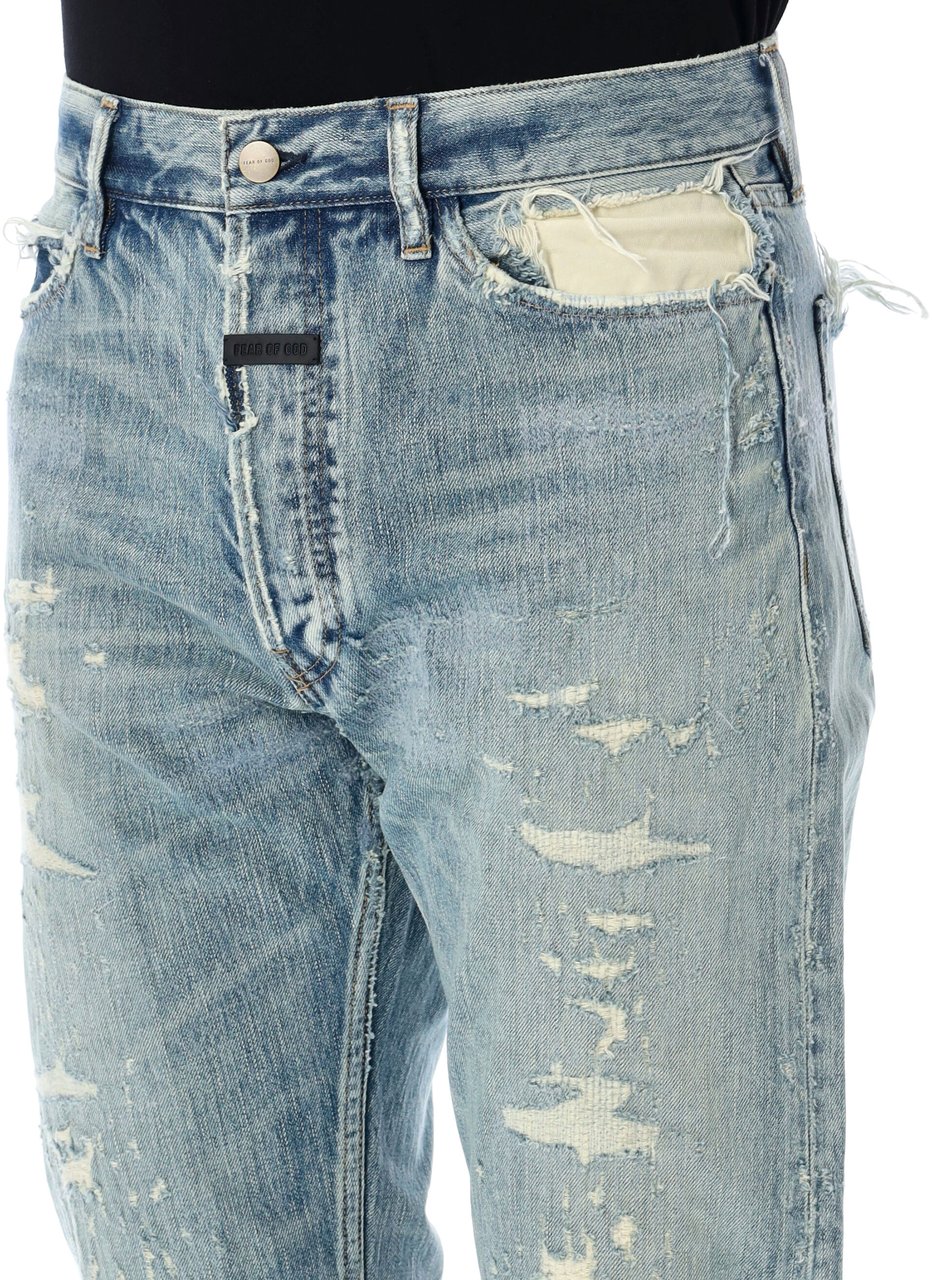 Fear of God Repaired classic jeans Blauw