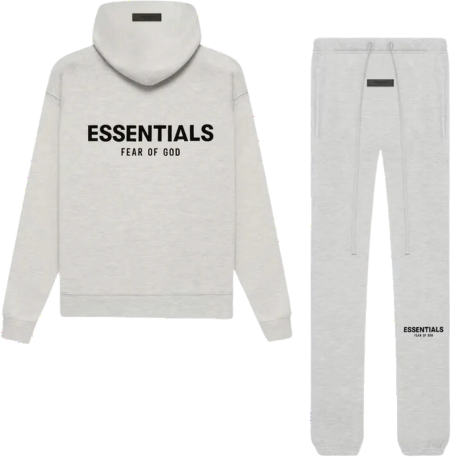 Fear of God Fear of God ESSENTIALS Light Oatmeal Full Set Grijs