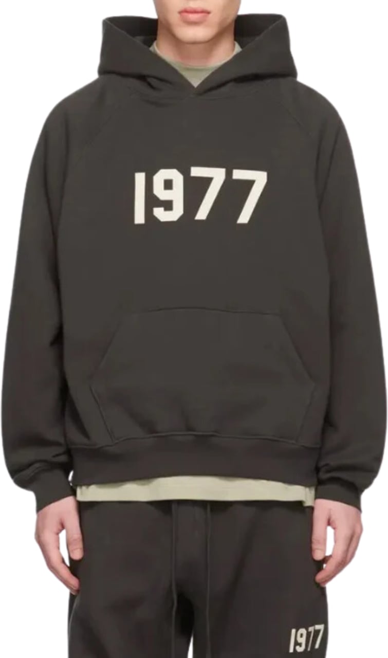 Fear of God Fear of God ESSENTIALS 1977 Iron Black Hoodie Divers