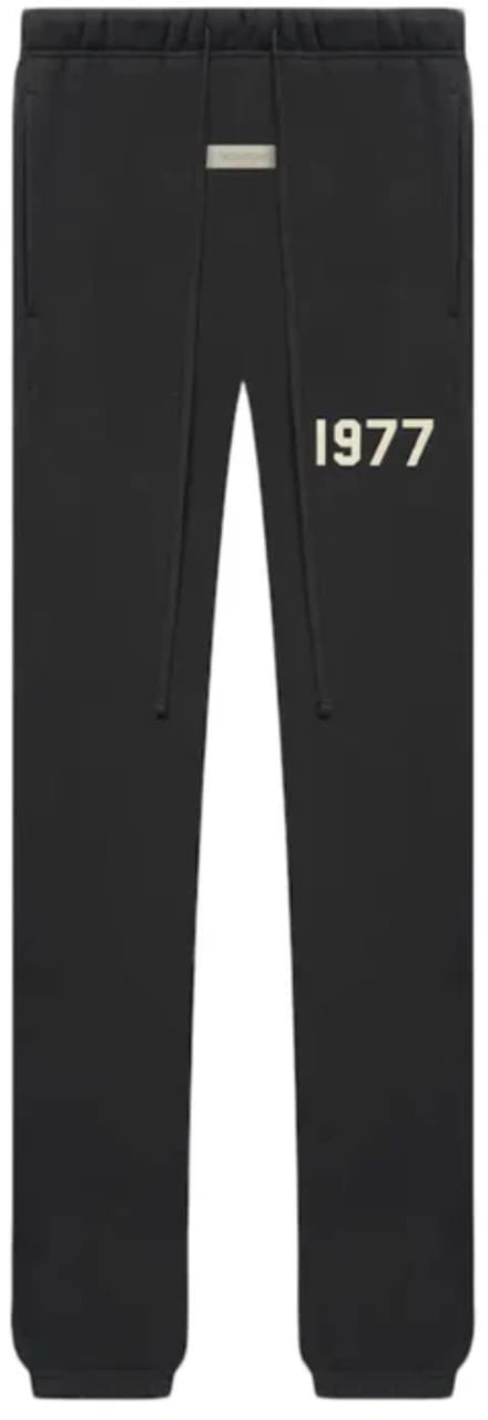 Fear of God Fear of God ESSENTIALS 1977 Iron Black Broek (wsnl) Divers