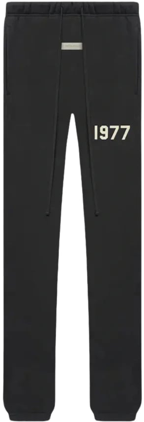 Fear of God Fear of God Essentials 1977 Iron Black Broek Zwart
