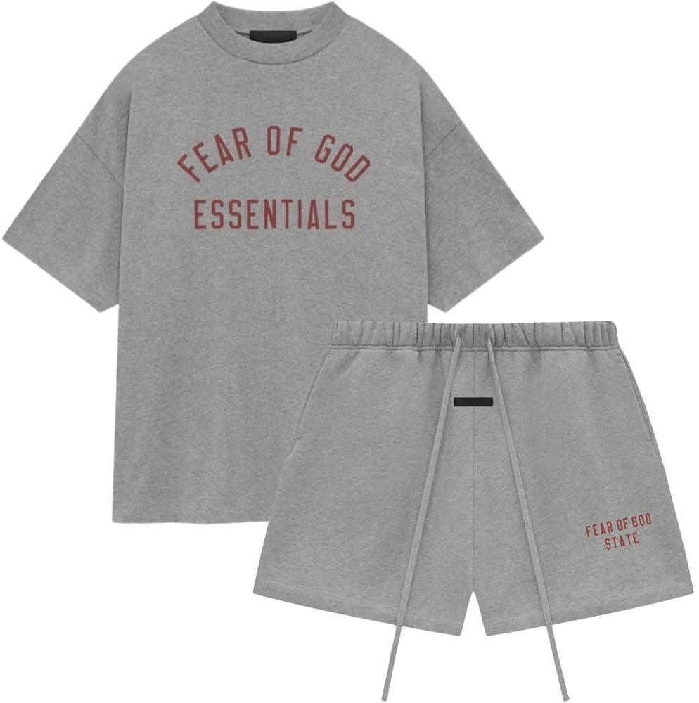 Fear of God Essentials FW24 Dark Heather Summer Set Divers