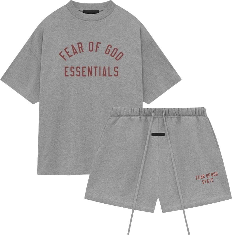 Fear of God Essentials FW24 Dark Heather Summer Set Divers