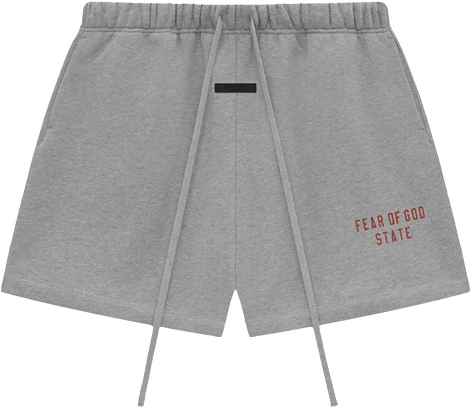 Fear of God Essentials FW24 Dark Heather Korte Broek Divers