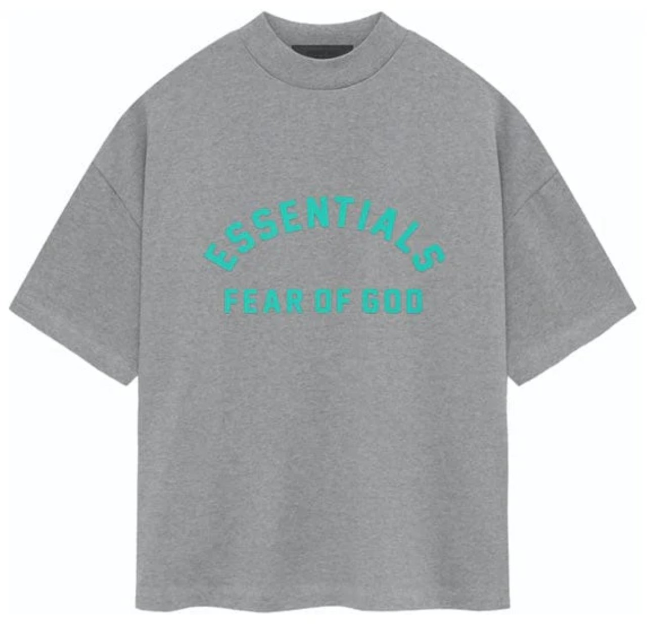 Fear of God Fear Of God Essentials Heavy Jersey Dark Heather Oatmeal T Shirt Divers