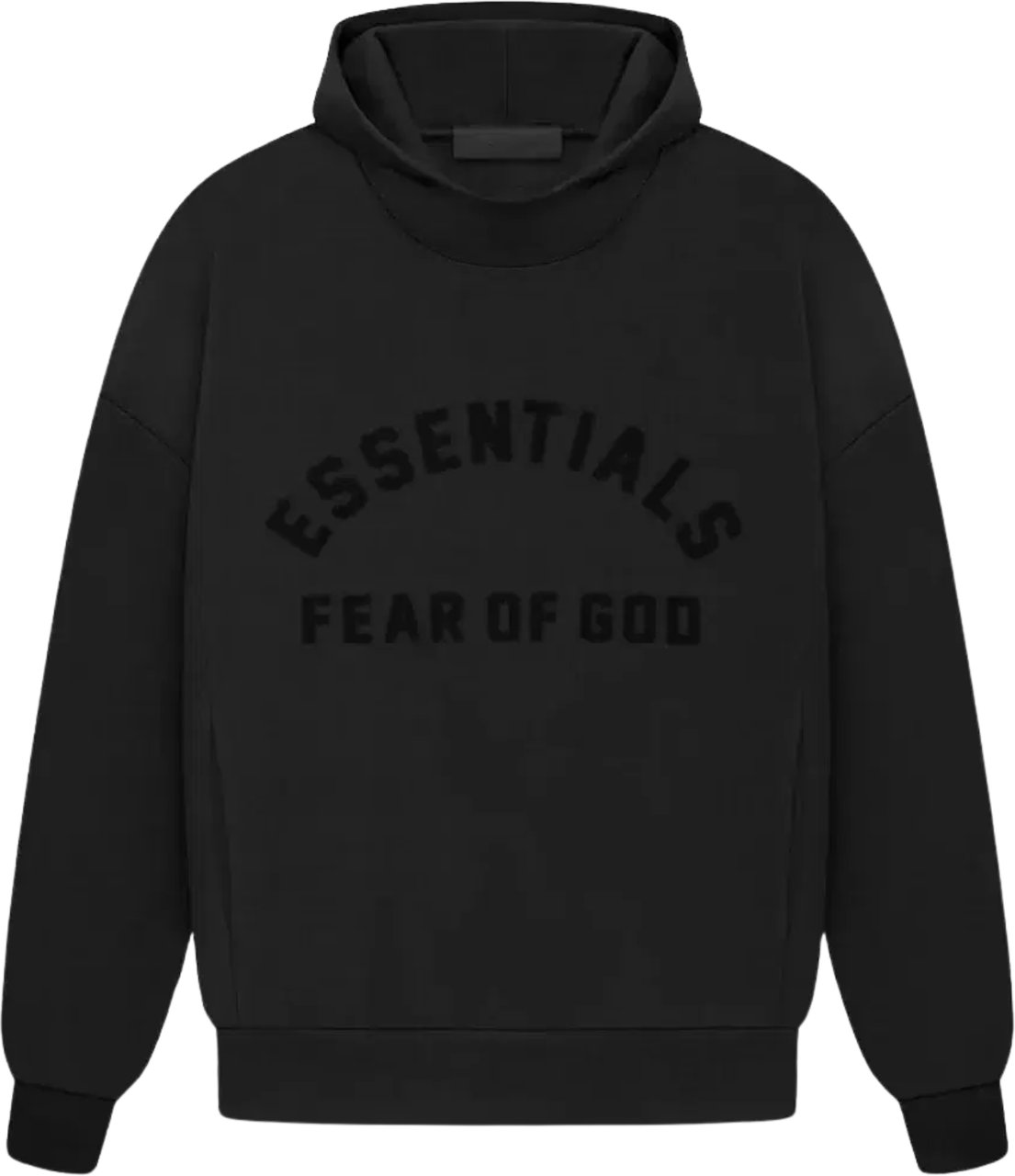 Fear of God Fear of God Essentials Jet Black Hoodie Divers