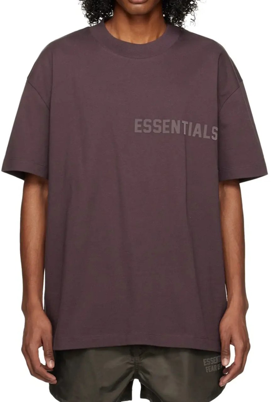 Fear of God Fear of God Essentials Plum T-shirt Divers