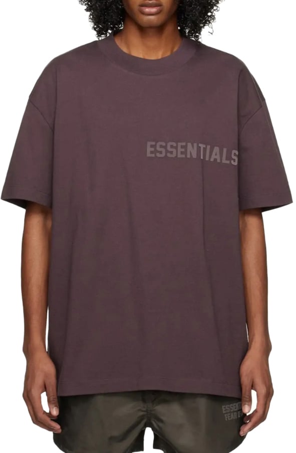 Fear of God Fear of God Essentials Plum T-shirt Divers