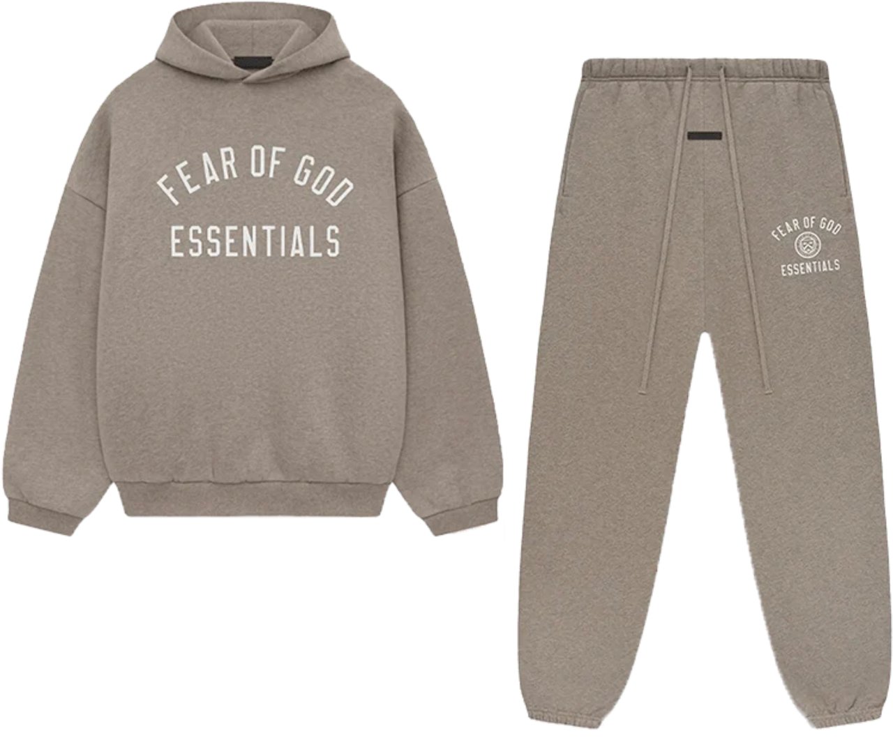 Fear of God Fear of God Essentials Fleece Heather Gray Hoodie Divers