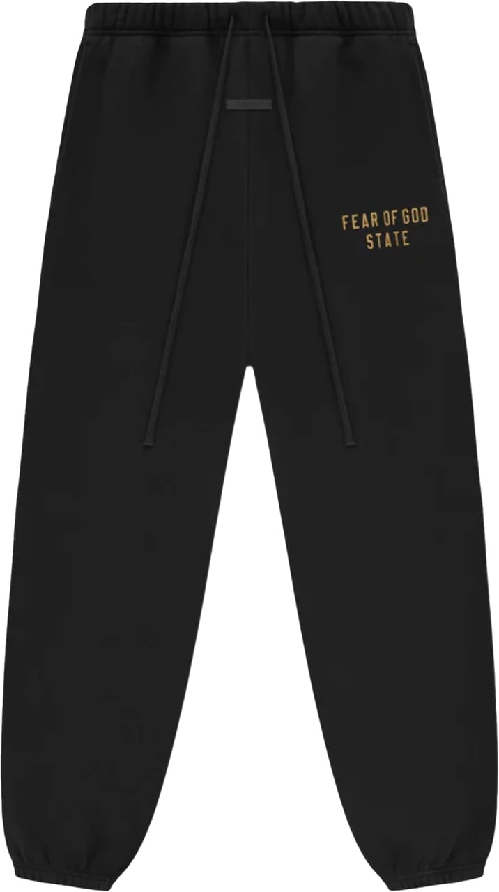 Fear of God Fear of God Essentials FW24 Black Yellow State Broek Divers