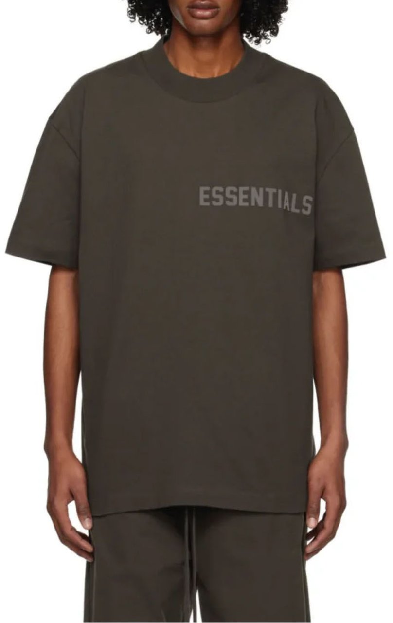 Fear of God Fear of God Essentials Off Black Summer Set Divers