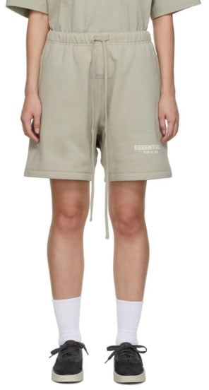 Fear of God Fear of God Essentials Seafoam Korte Broek Divers