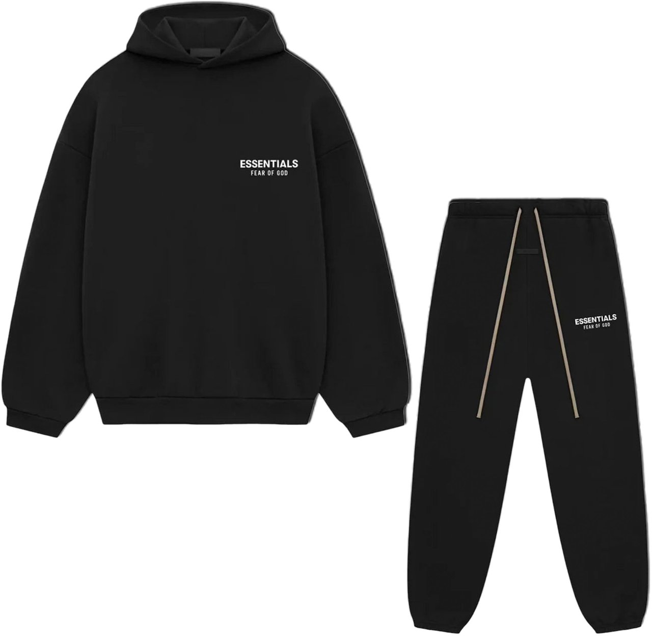 Fear of God FW24 Black White Trainingspak Zwart