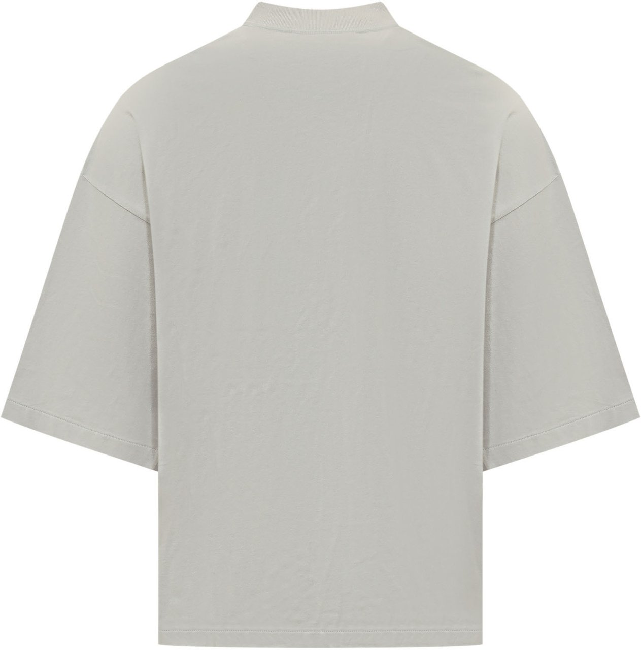 Fear of God T-shirt Oversize con Placca Logo Lichtgrijs