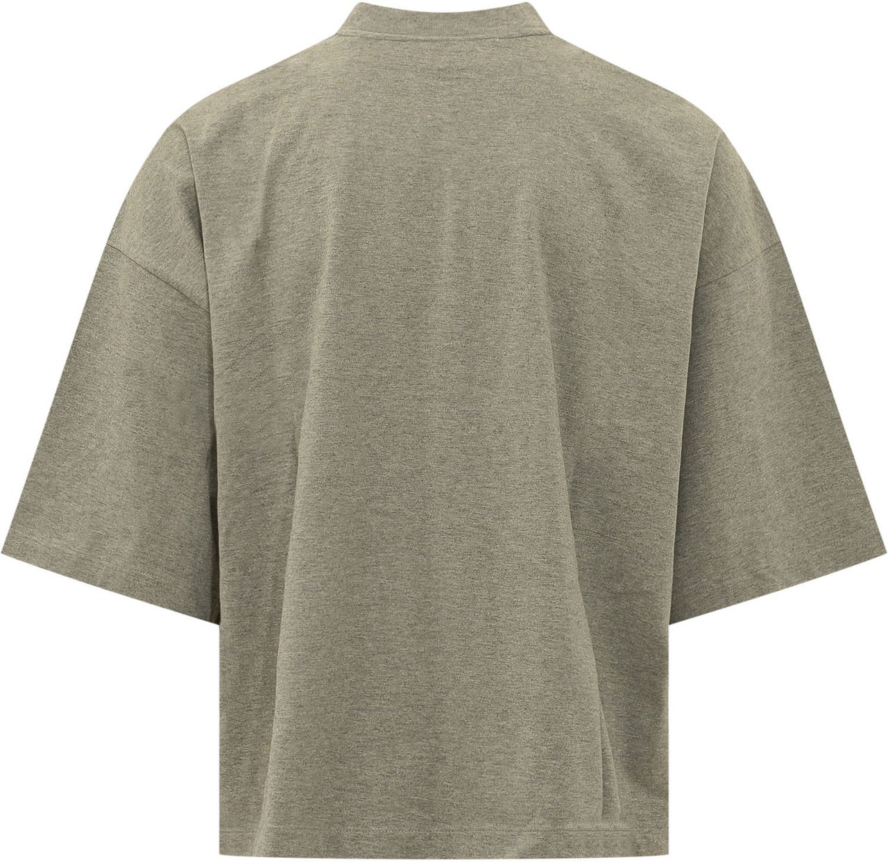 Fear of God T-shirt Oversize con Placca Logo Lime