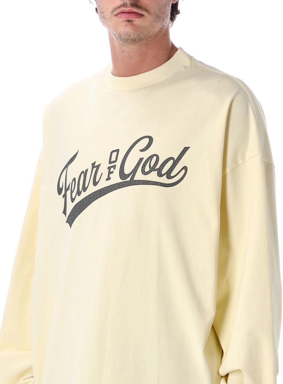 Fear of God Merch Long Sleeve Tee 26 Chalk Wit