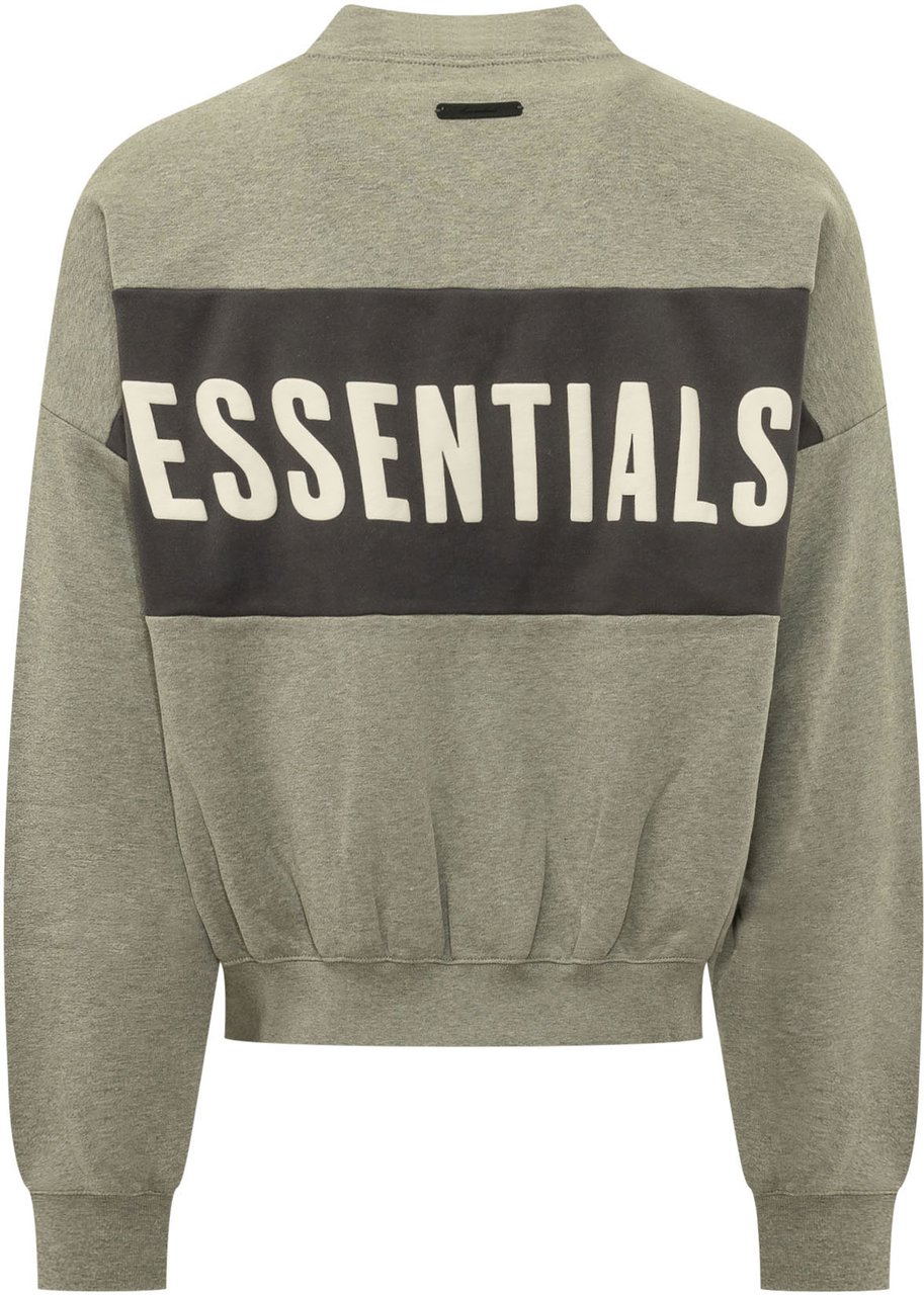 Fear of God Felpa Corta con Lettering Lichtgrijs