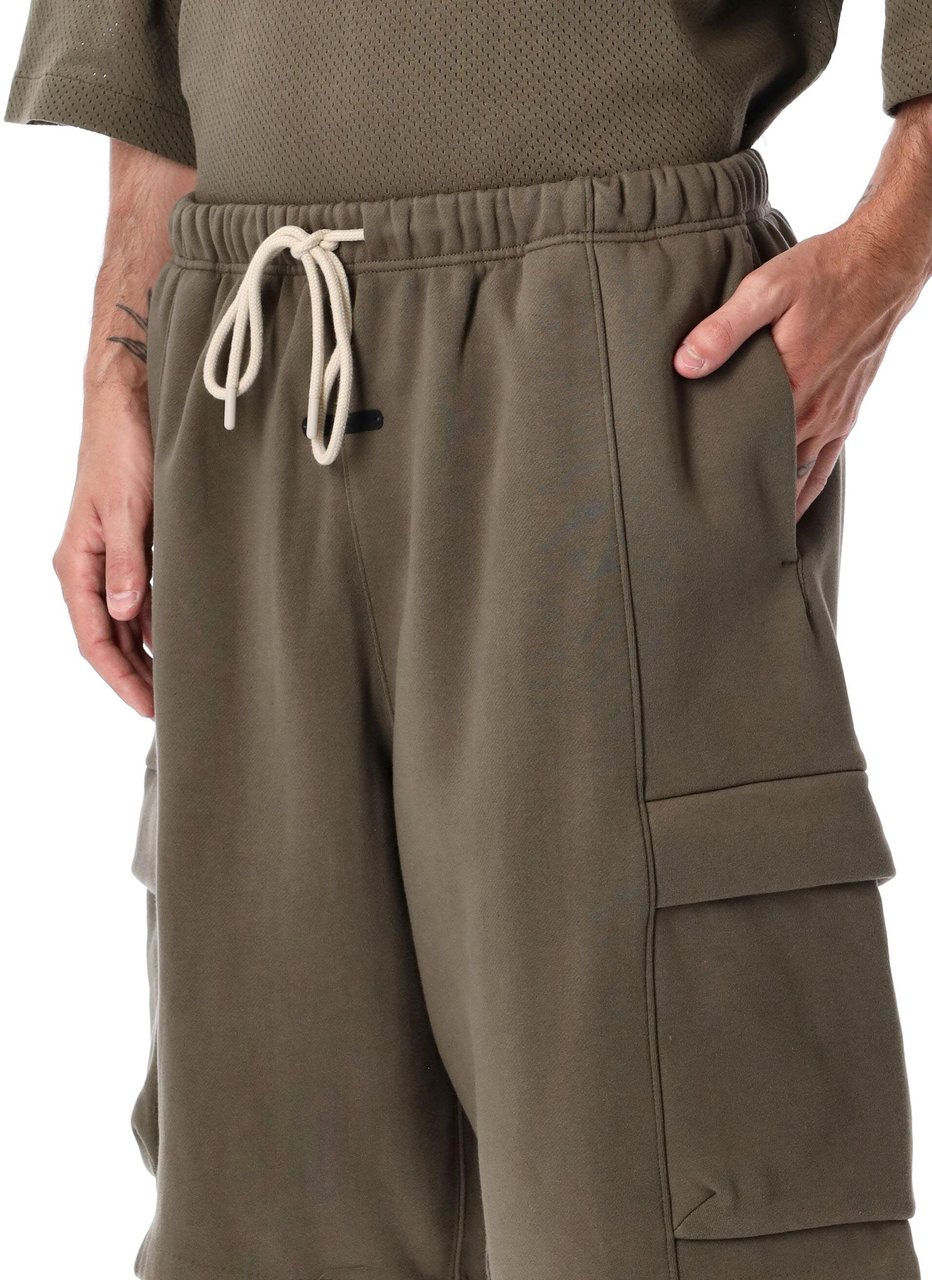 Fear of God Cargo Basketball Short Moss Donkergroen