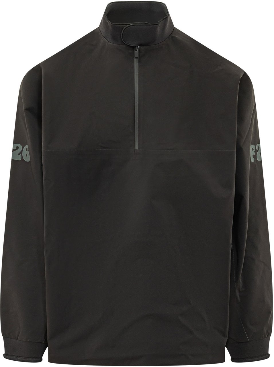 Fear of God Giacca Half Zip con Stampa sulle Maniche Zwart