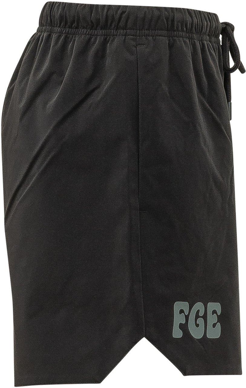 Fear of God Shorts Sportivi con Stampe Zwart