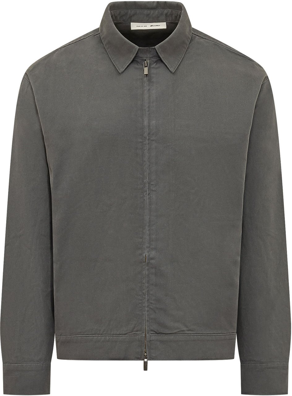 Fear of God Giacca con Zip e Colletto Donkergrijs