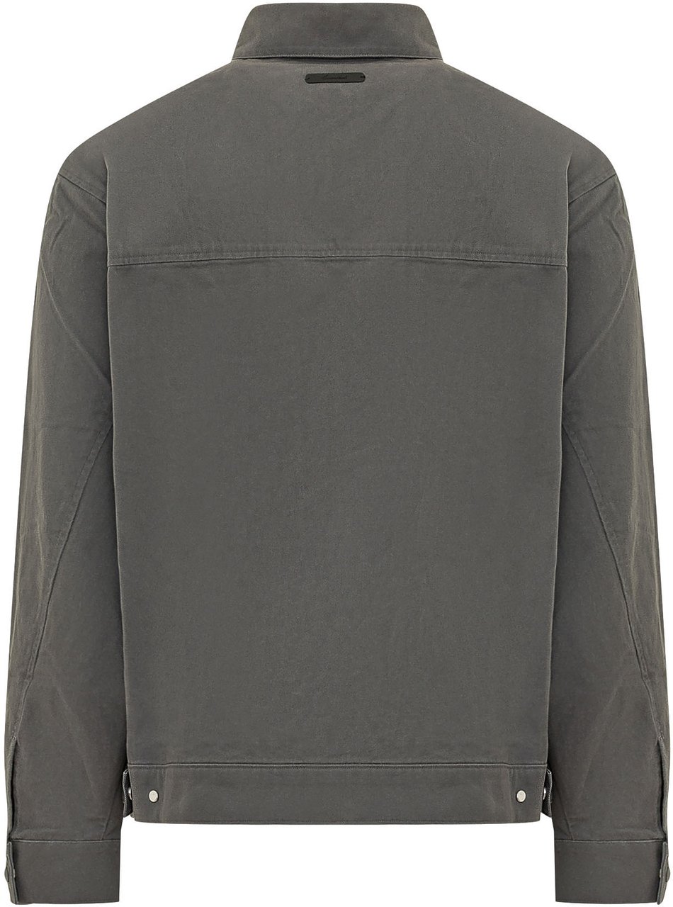 Fear of God Giacca con Zip e Colletto Donkergrijs
