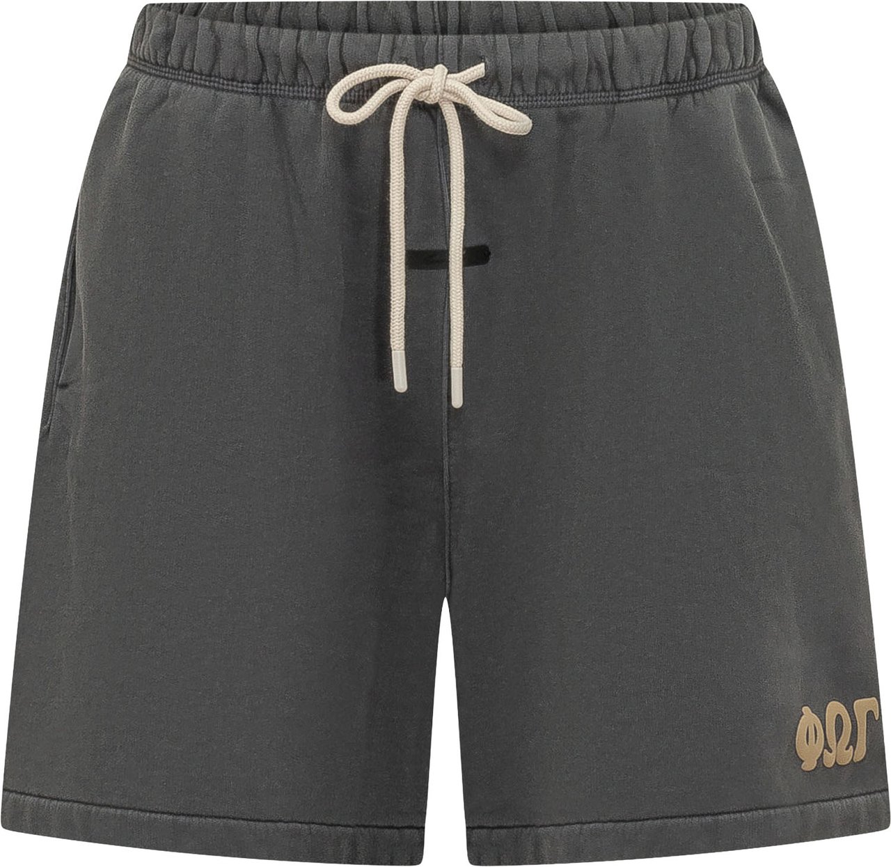 Fear of God Shorts con Coulisse e Stampa Donkergrijs