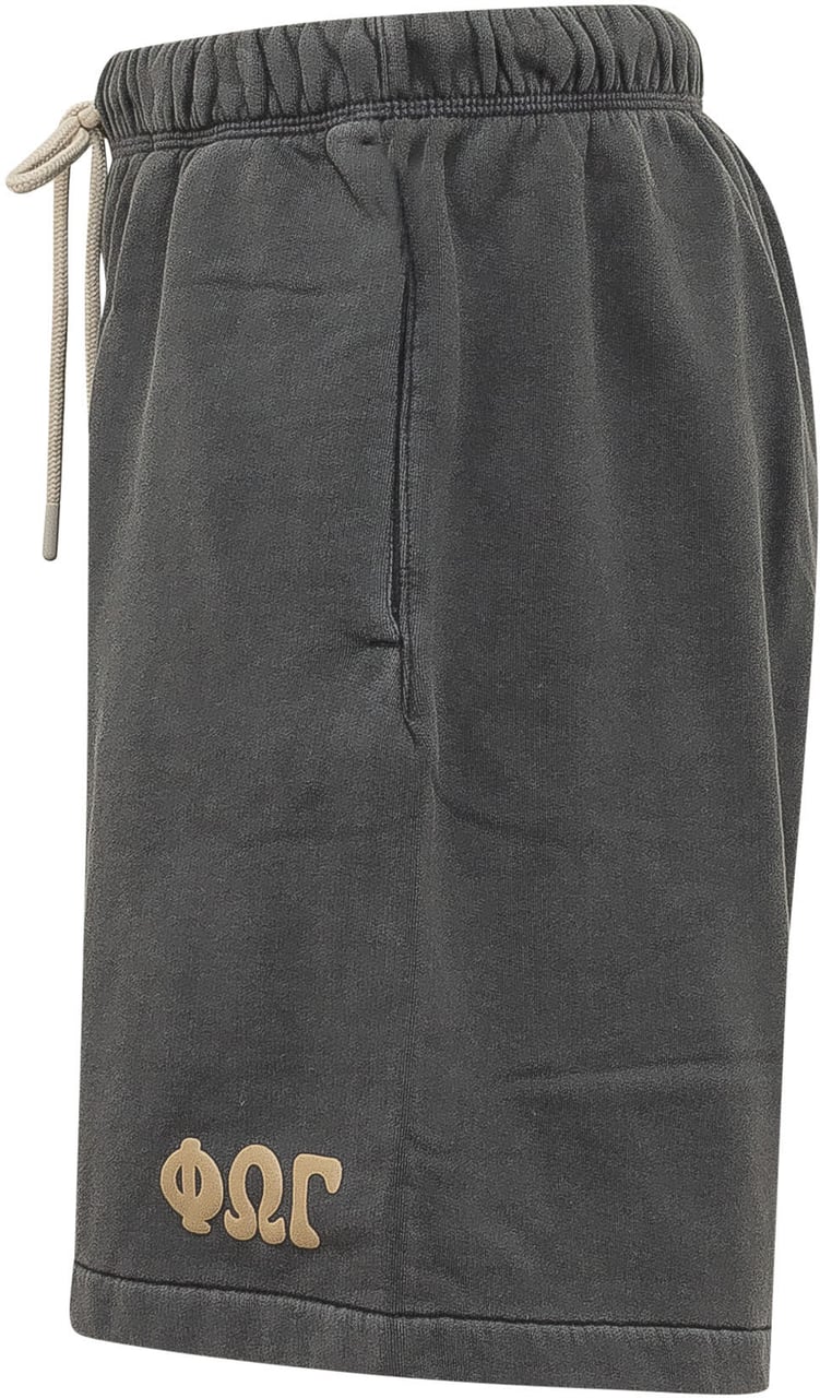 Fear of God Shorts con Coulisse e Stampa Donkergrijs
