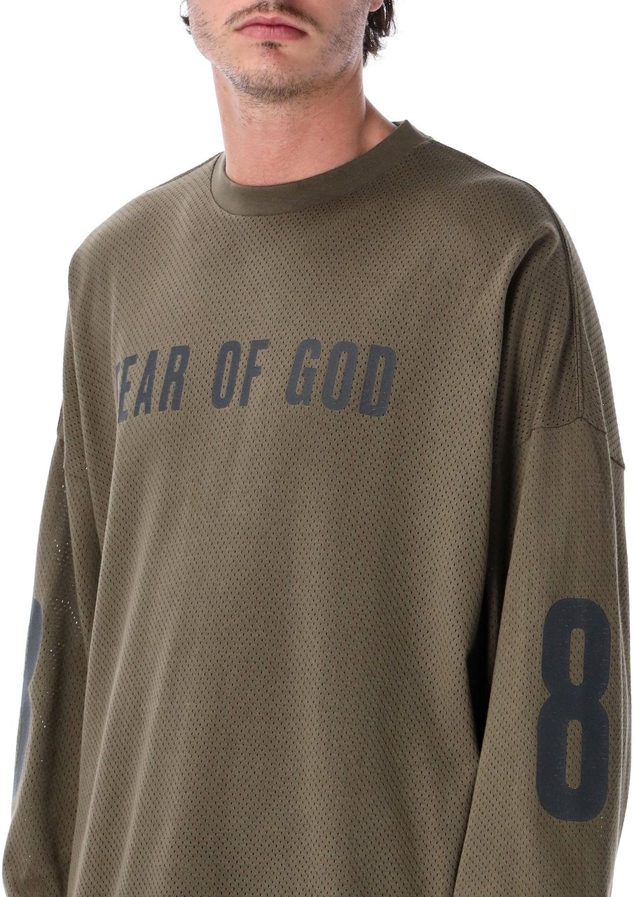 Fear of God Merch Long Sleeve Tee 8 Moss Donkergroen