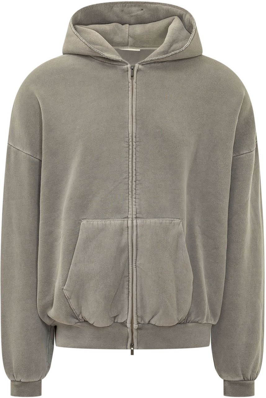 Fear of God Felpa con Cappuccio e Zip Taupe
