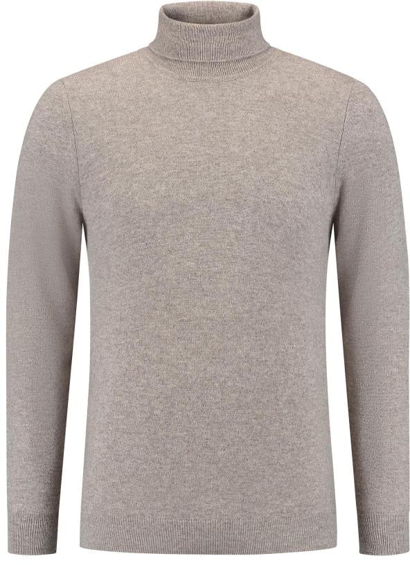 Fedeli Turtle Neck L/s Knitted Sweater Man    Beige