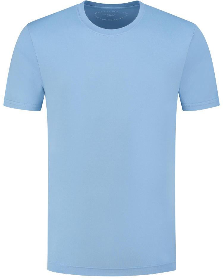 Fedeli T-shirt S/s Knitted Man Blauw