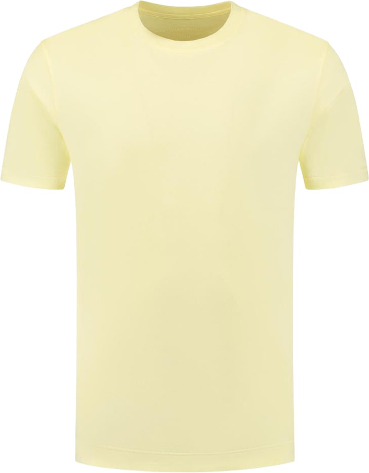 Fedeli T-shirt S/s Knitted Man Geel