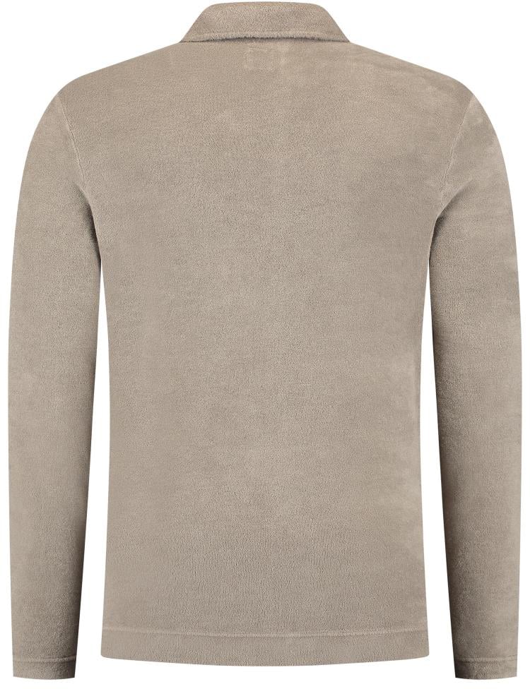 Fedeli Polo L/s Knitted Man Bruin
