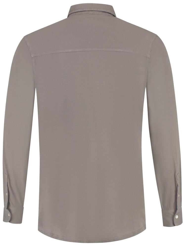 Fedeli Shirt L/s Knitted Man Bruin