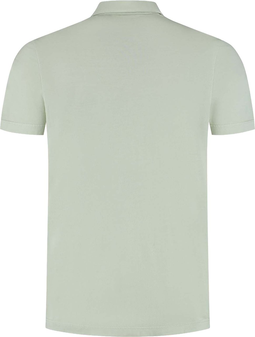 Fedeli Polo Dieci Mm. Jersey Giza Dusty Groen